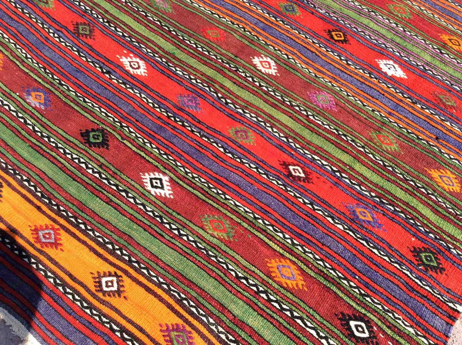 Vintage Kilim Rug 357cm x 162cm Handmade Western Turkey