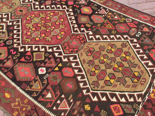 Vintage Kilim -matto 362cm X 141cm Itä-Turkki