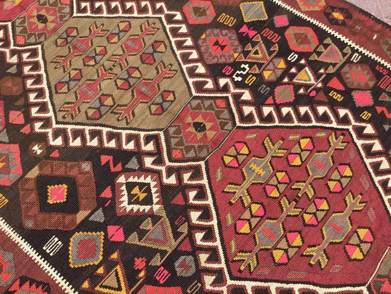 Vintage Kilim -matto 362cm X 141cm Itä-Turkki