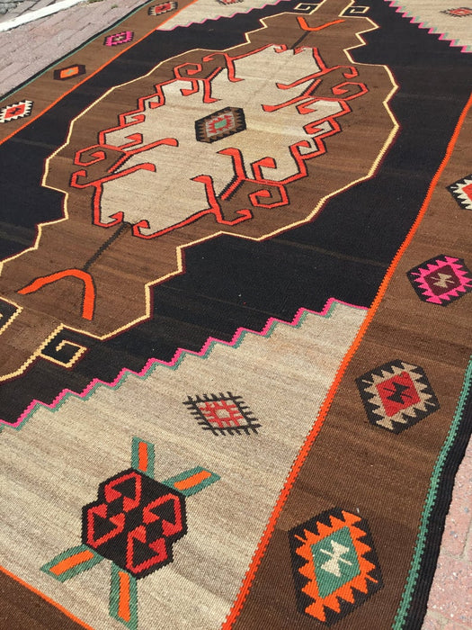 Vintage Kilim -matto 365cm x 210cm Itä-Turkista