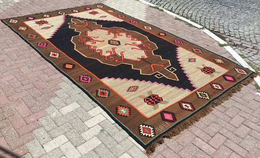 Vintage Kilim -matto 365cm x 210cm Itä-Turkista