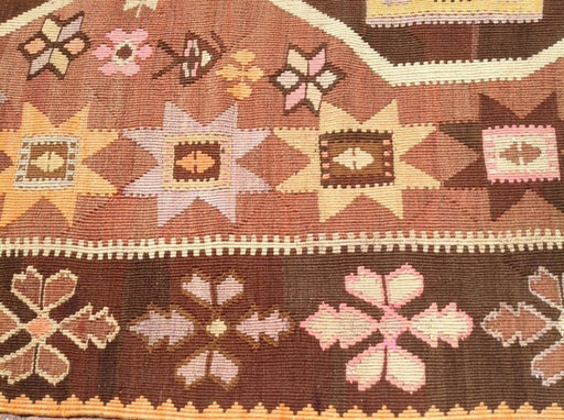 Vintage Kilim Rug 442cm x 164cm Hand Spun Wool