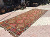 Vintage Kilim Rug 475cm x 175cm Handmade Wool Western Turkey