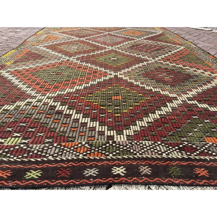 Vintage Kilim Rug Rebecca 206Cm X 340Cm Handcrafted