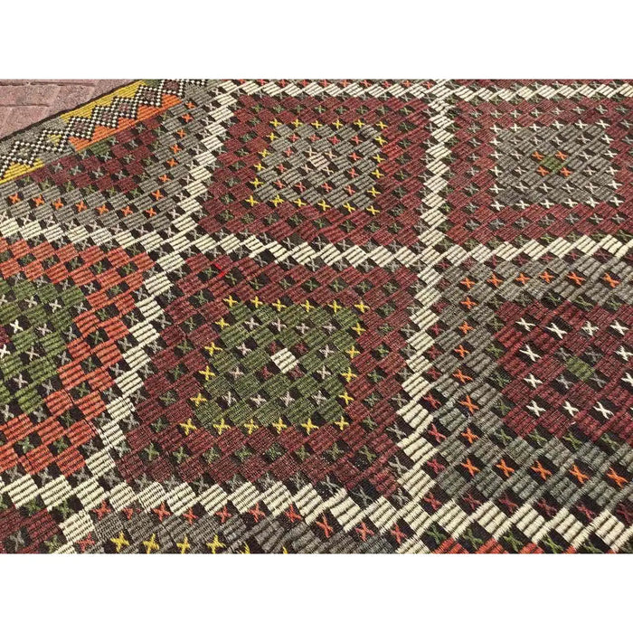 Vintage Kilim Rug Rebecca 206Cm X 340Cm Handcrafted