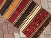 Vintage Kilim Runner 230cm x 52cm Hallway Rug #244