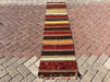 Vintage Kilim Runner 230cm x 52cm Hallway Rug #244