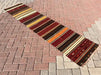 Vintage Kilim Runner 230cm x 52cm Hallway Rug #244