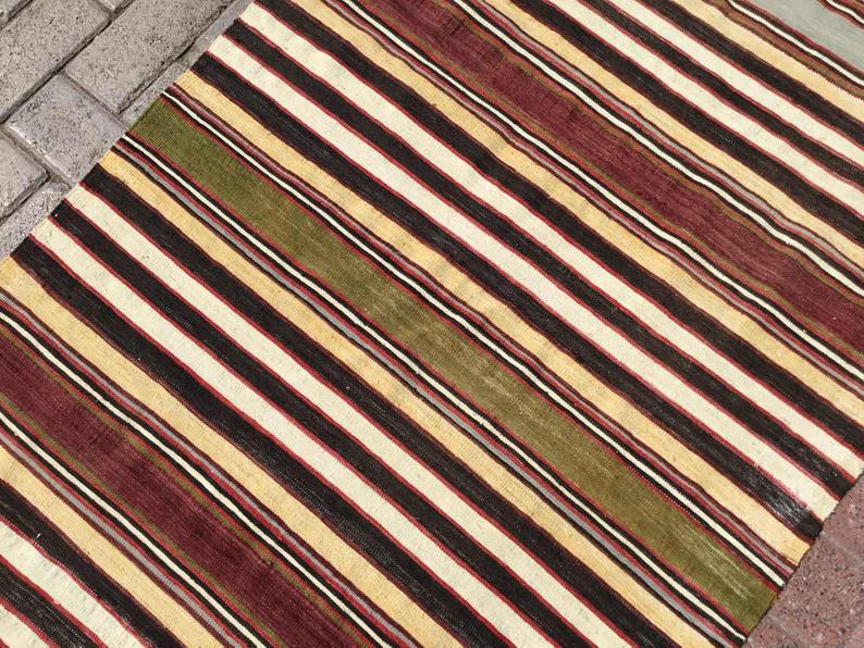 Vintage Kilim Runner 270cm x 90cm From Turkey