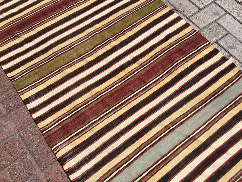 Vintage Kilim Runner 270cm x 90cm From Turkey