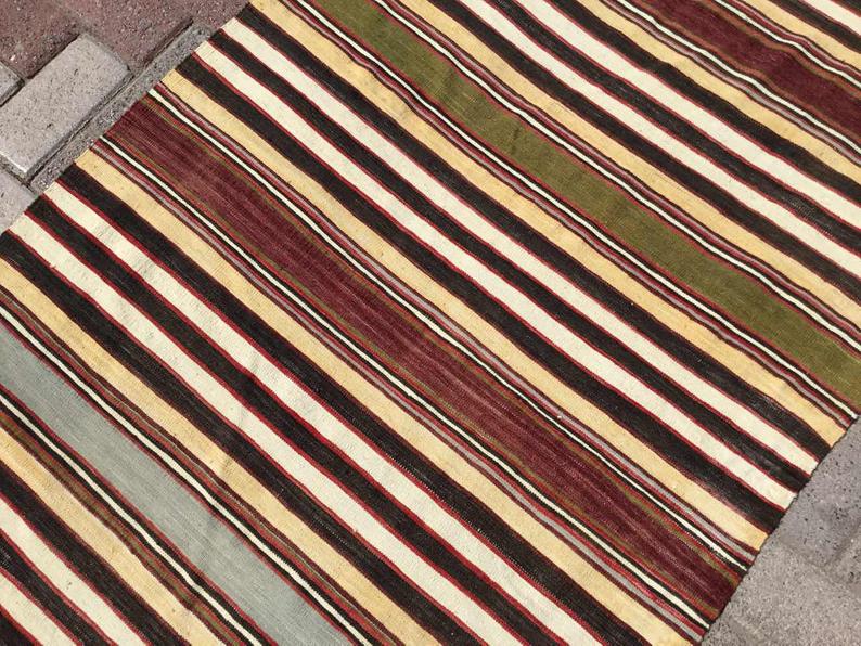 Vintage Kilim Runner 270cm x 90cm From Turkey