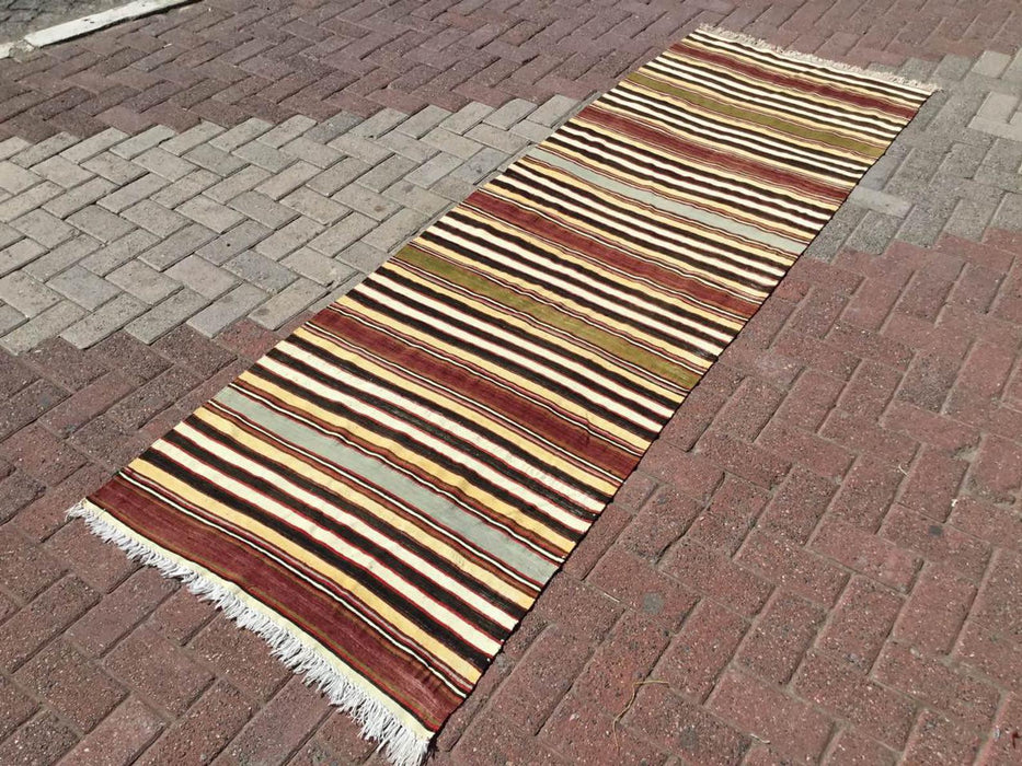 Vintage Kilim Runner 270cm x 90cm From Turkey