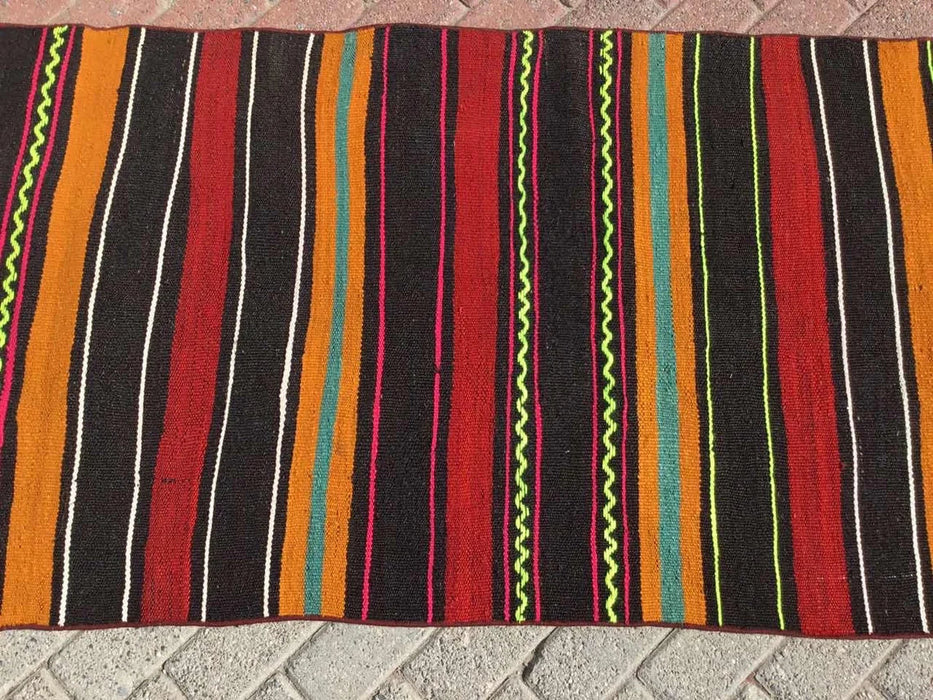 Vintage Kilim Runner 280cm x 83cm turkkilainen matto #240