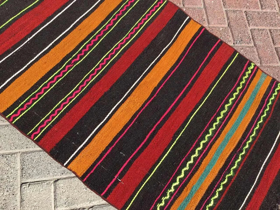 Vintage Kilim Runner 280cm x 83cm turkkilainen matto #240