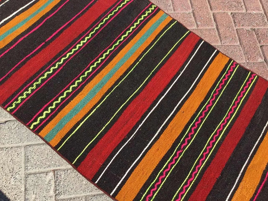 Vintage Kilim Runner 280cm x 83cm turkkilainen matto #240