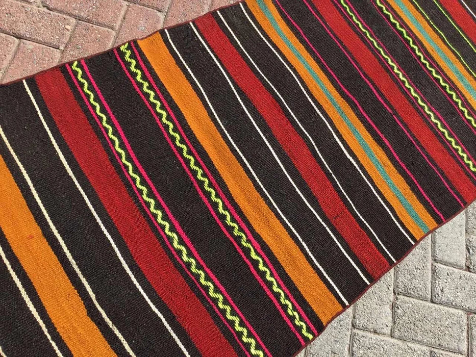 Vintage Kilim Runner 280cm x 83cm turkkilainen matto #240