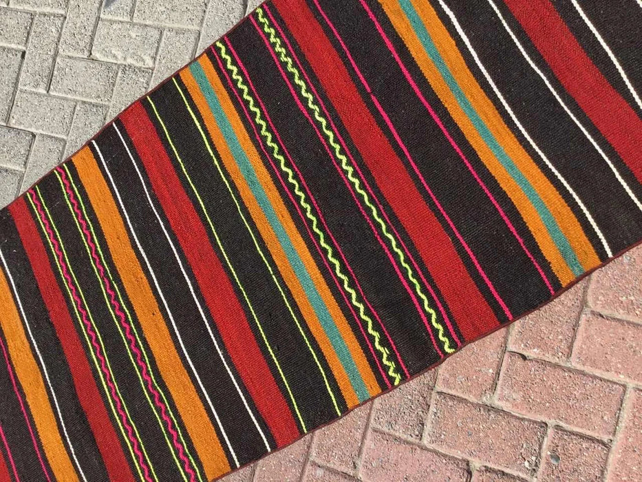 Vintage Kilim Runner 280cm x 83cm turkkilainen matto #240