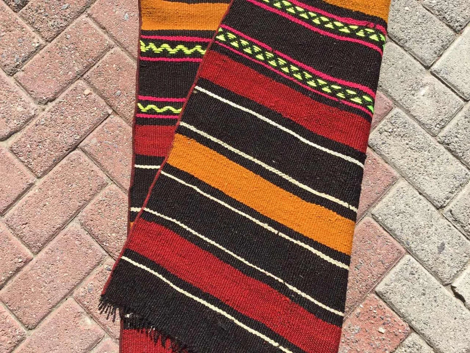 Vintage Kilim Runner 280cm x 83cm turkkilainen matto #240