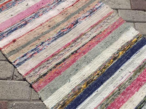 Vintage Kilim Runner 315 cm x 71 cm käsin kudottu kalkkuna -matto