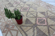 Vintage Kilim Runner Rug 156cm x 378cm Handcrafted Wool
