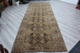 Vintage Kilim Runner Rug 156cm x 378cm Handcrafted Wool