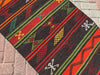 Vintage Kilim Runner Rug 285cm x 80cm 50 Years Old #241