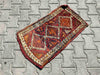 Vintage Kurdish Handmade Mini Rug 89cm x 53cm