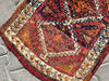 Vintage Kurdish Handmade Mini Rug 89cm x 53cm