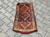 Vintage Kurdish Handmade Mini Rug 89cm x 53cm