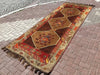 Vintage Kursish Handknotted Rug 348cm x 132cm