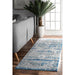 Vintage Light Blue Persian Area Rug 160x230 cm