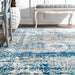 Vintage Light Blue Persian Area Rug 160x230 cm