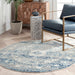 Vintage Light Blue Persian Area Rug 160x230 cm