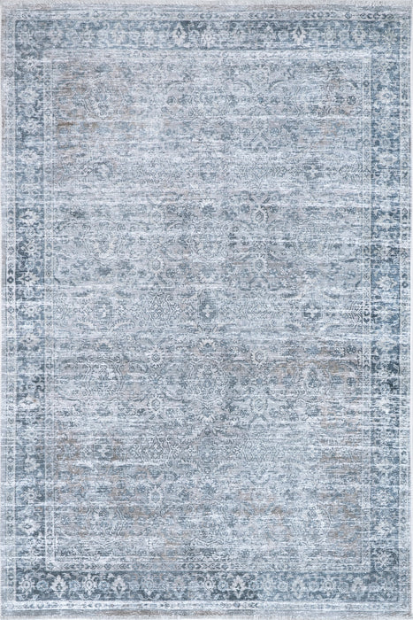 Tappeto lavabile vintage azzurro 120x180 cm