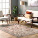 Vintage Light Brown Area Rug 140x200 cm