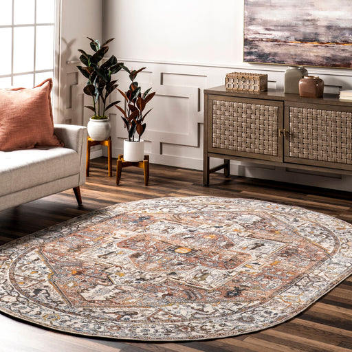 Vintage Light Brown Area Rug 160x230 cm