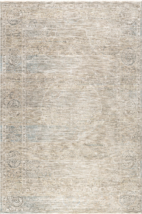 Tappeto vintage a medaglione 120x180 cm Beige chiaro