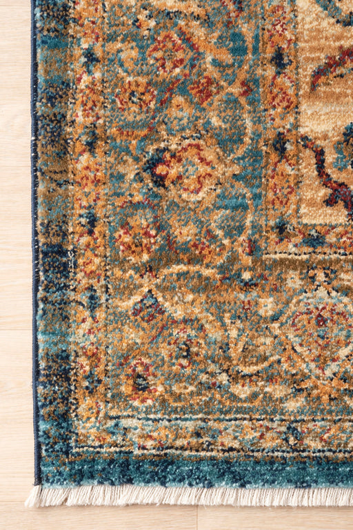 Vintage Medallion Area Rug 160cm Multicolor