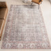 Vintage Medallion Area Rug 160x230 cm Light Grey