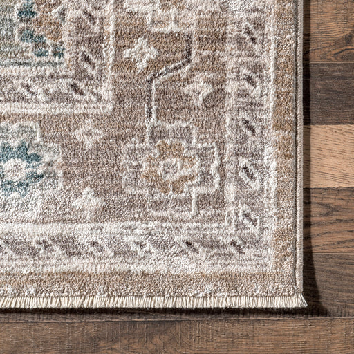 Vintage Medallion Area Rug 160x230 cm Rust Color