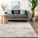 Vintage Medallion Area Rug Blue 160x230 cm