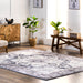 Vintage Medallion Area Rug Grey 120cm x 180cm