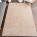 Vintage Medallion Area Rug Light Brown 160x230 cm