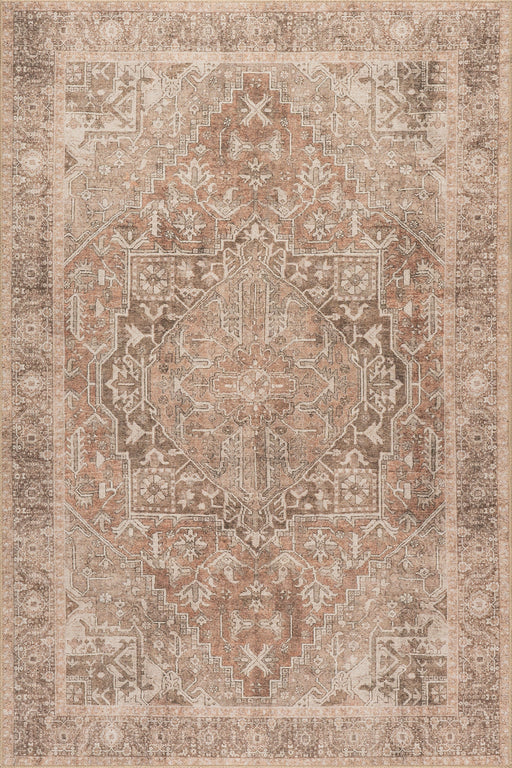 Vintage Medallion Area -matto Vaaleanruskea 160x230 cm