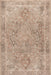 Vintage Medallion Area Rug Light Brown 160x230 cm