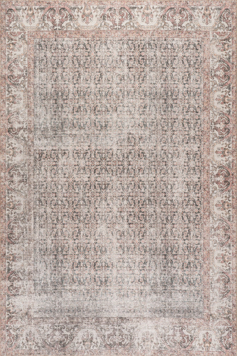 Vintage Medallion Area -matto vaaleanharmaa 150x230 cm