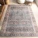 Vintage Medallion Area Rug in Blue 160x230 cm