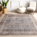 Vintage Medallion Area Rug in Blue 160x230 cm