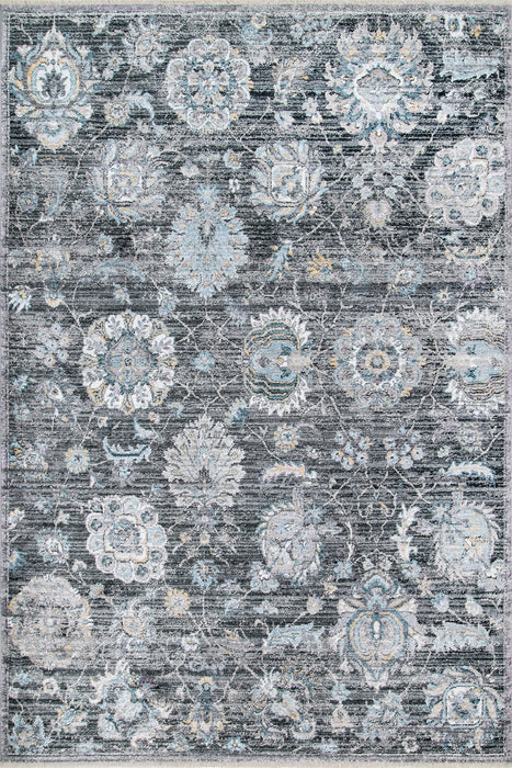 Vintage Medallion Area -matto harmaa 160 cm x 230 cm