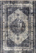 Vintage Medallion Fringe Area Rug 152x244 cm Navy